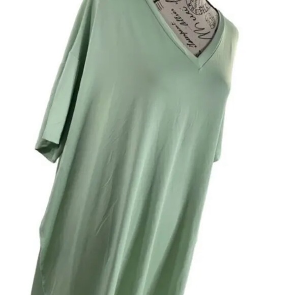 NWT Daisy Swimsuit Coverup long blouse, V-neck Sea foam Green Women's Plus 1X - Picture 13 of 14